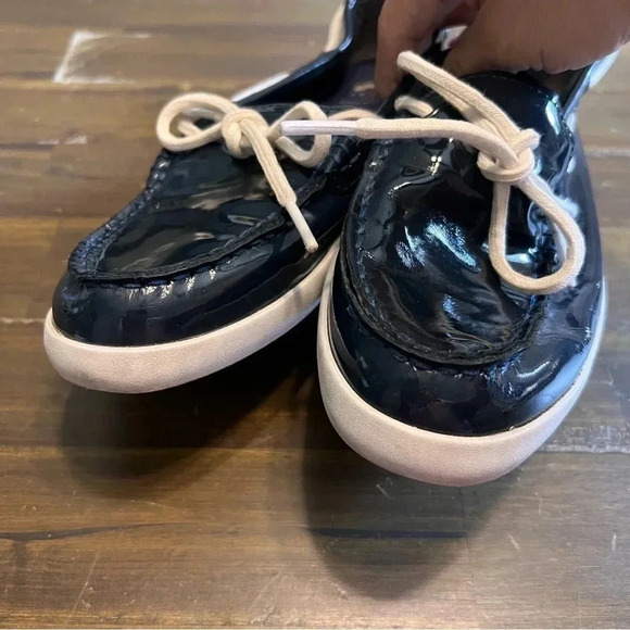 Cole Haan Nantucket Camp Patent Blue Penny Loafers Slip On Shoes Moccasins 9 - Picture 3 of 8